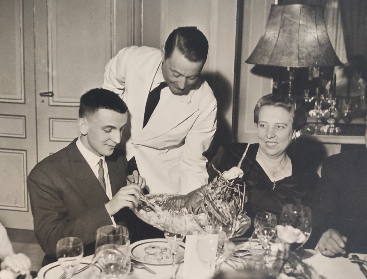 Denise et Gardinier avril 1953